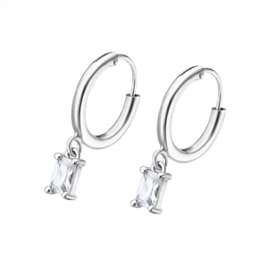 PENDIENTES LOTUS PLATA CIRCONITA