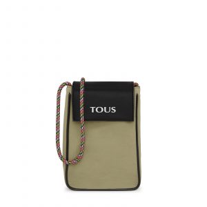 MINIBOLSO TOUS EMPIRE COTTON CAQUI