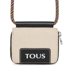 MONEDERO MEDIANO TOUS EMPIRE COTTON BEIGE