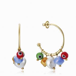 PENDIENTES VICEROY CHIC ACERO IP DORADO