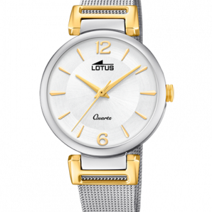 RELOJ LOTUS BLISS ACERO BICOLOR ESFERA PLATEADA