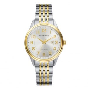 RELOJ VICEROY GRAND MUJER ACERO BICOLOR IP DORADO