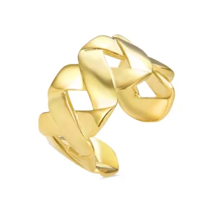 ANILLO LUXENTER ADPIK PLATA BAÑO ORO